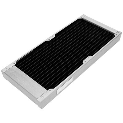 Watercool HEATKILLER RAD 280-S Stainless Steel, 280mm jäähdytin, ruostumaton teräs