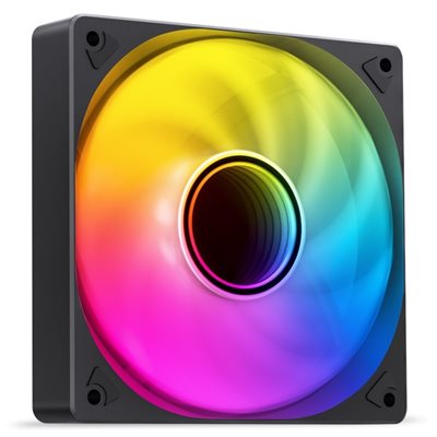 Jonsbo SL-120BR, 120mm PWM-laitetuuletin, Reversed, musta