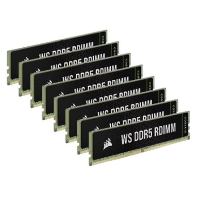 Corsair 256GB (8 x 32GB) WS DDR5 RDIMM, DDR5 5600MHz, CL40, 1.25V