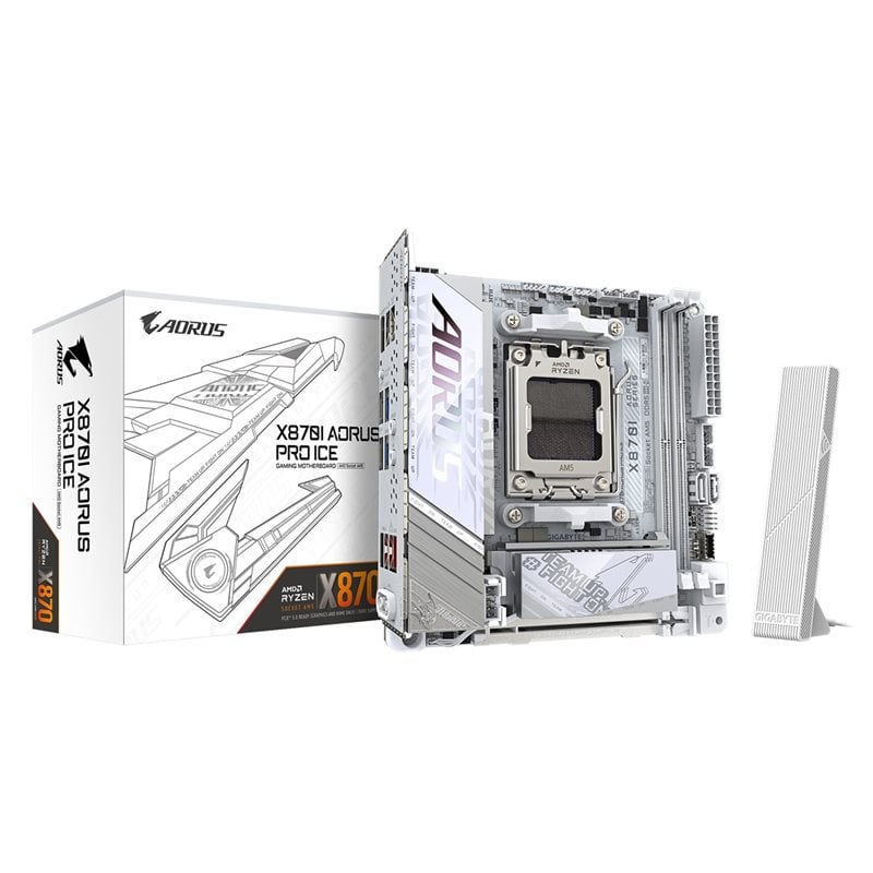 Gigabyte X870I AORUS PRO ICE, Mini-ITX -emolevy