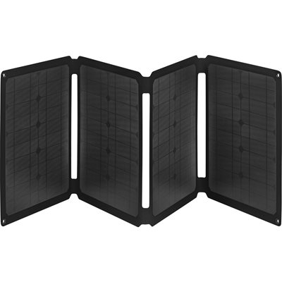 Sandberg 60W Solar Charger -aurinkokenno, USB-C PD 60W, USB-A QC3.0, DC, musta