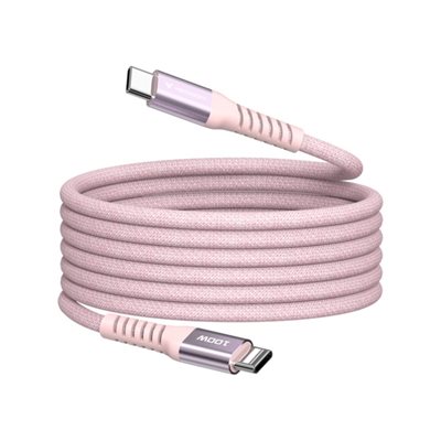 Verbatim 2.0 USB-C -kaapeli, magneettinen, PD3.0 100W, 1,2m, pinkki