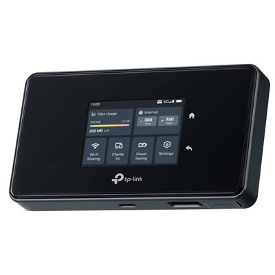 TP-Link M8550 5G Mobiilireitin, musta