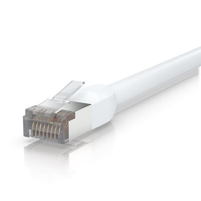Ubiquiti S/FTP Cat5e UniFi suojattu laitekaapeli ulkokäyttöön, 5m, valkoinen