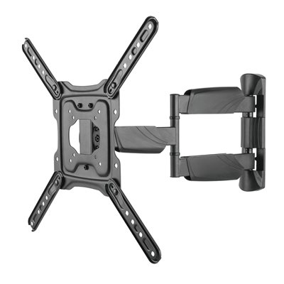 Deltaco 23-55" FullMotion Wall Mount, seinäteline näytölle, musta