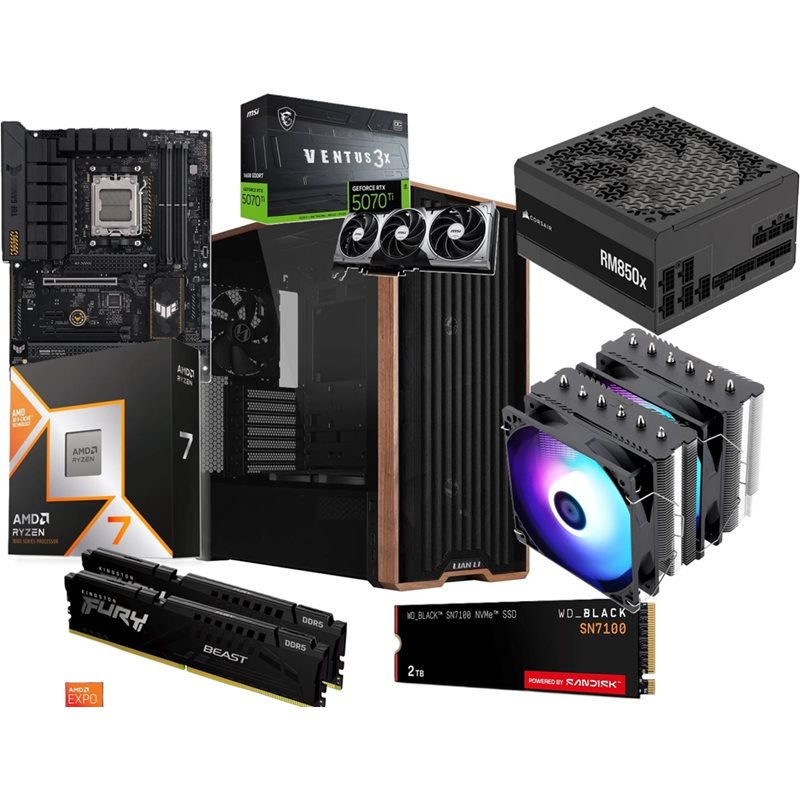 Jimm's DIY MSI RTX 5070 Ti -tuotepaketti