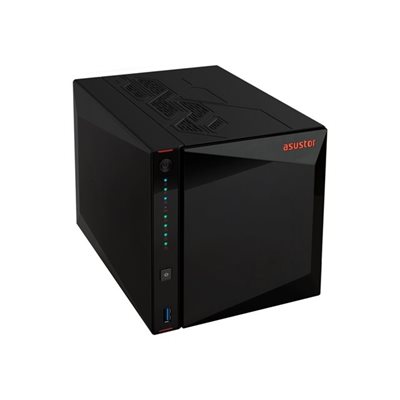 Asustor AS5404T, 4-paikkainen NAS-asema, musta