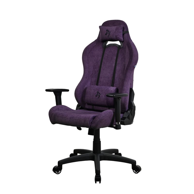 Arozzi (Outlet) Torretta Soft Fabric v2 - Purple, kangasverhoiltu pelituoli, violetti/musta