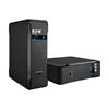 Eaton 700VA/420W 3P Ellipse USB, offline-UPS-laite, torni, 4x Schuko, musta