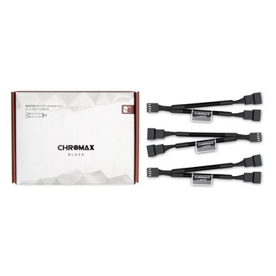 Noctua NA-SYC1 chromax.black Y-kaapelisarja, musta