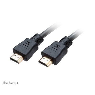 Akasa 2.1 HDMI -kaapeli, 1m, musta