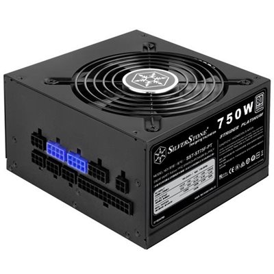 SilverStone 750W Strider Platinum, 100% modulaarinen, 80 Plus Platinum