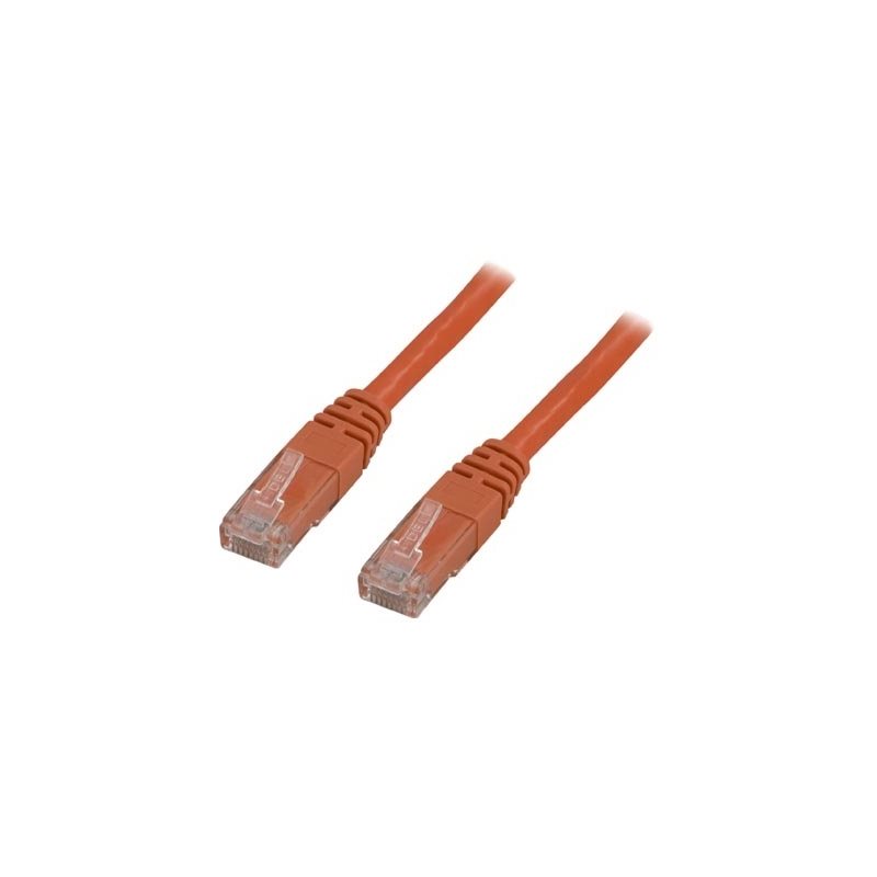 Deltaco U/UTP Cat6 laitekaapeli, 1m, oranssi