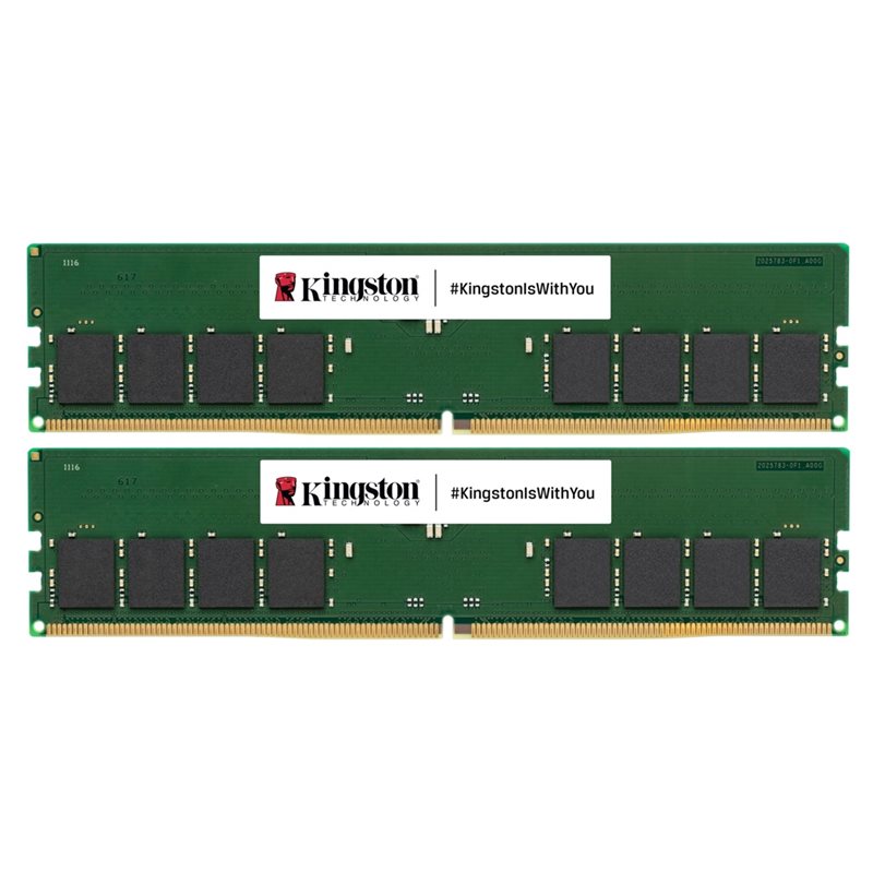 Kingston 64GB (2 x 32GB) DDR5 5600MHz, CL46, 1.10V