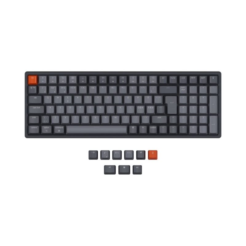 Keychron (Outlet) K4 v2 RGB Hot Swap langaton mekaaninen näppäimistö Gateron Brown Switch