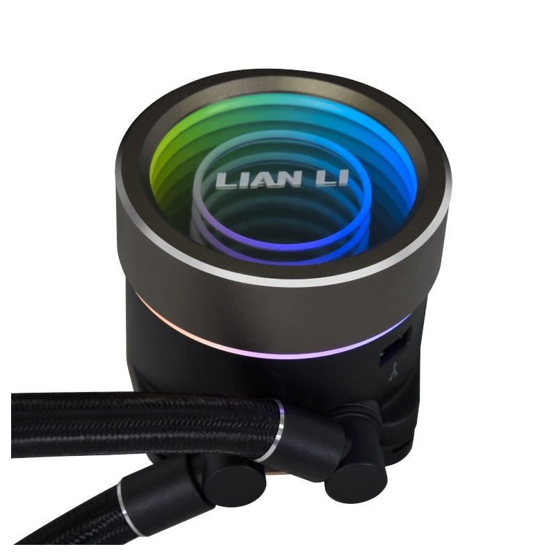 Lian Li Galahad II Trinity, 360mm AIO-nestejäähdytysratkaisu prosessorille, musta - Kuva 2