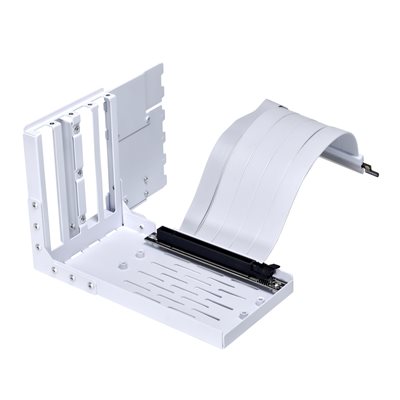 Lian Li Universal 4-slot Vertical GPU kit, sis. Gen 4 riser cablen, valkoinen