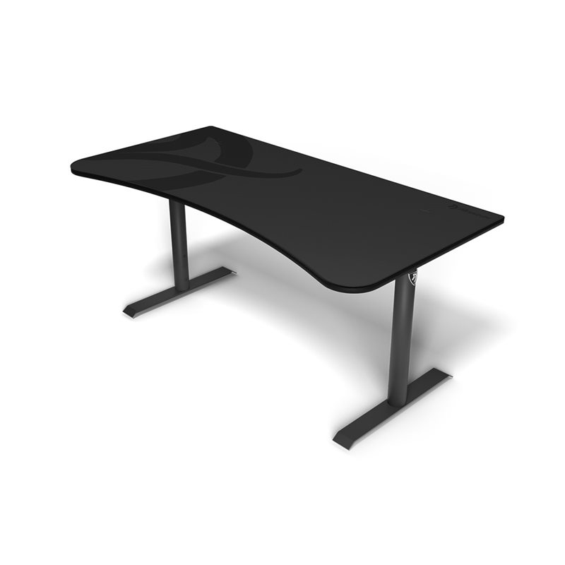 Arozzi Arena Gaming Desk - Gunmetal - Dark Grey -pelipöytä, musta/harmaa