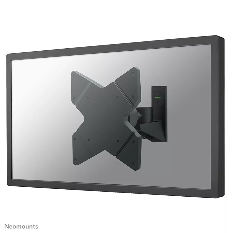 Neomounts 10-40" Wall Mount, -seinäteline näytölle, Full-motion, musta