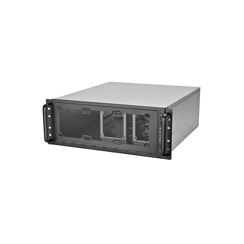 SilverStone RM45-360, räkkiasennettava serverikotelo, 4U, musta