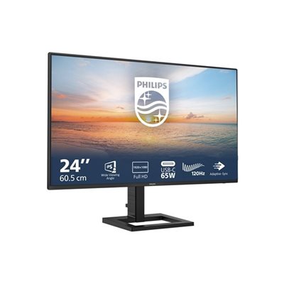 Philips 23,8" 24E1N1300AE/23, 120Hz Full HD-monitori, musta