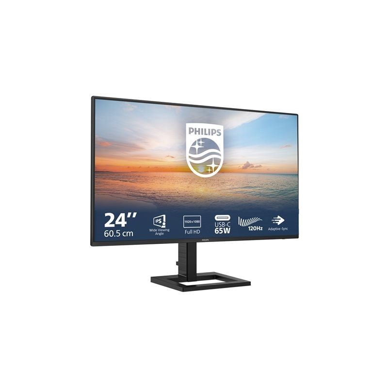 Philips 23,8" 24E1N1300AE/23, 120Hz Full HD-monitori, musta