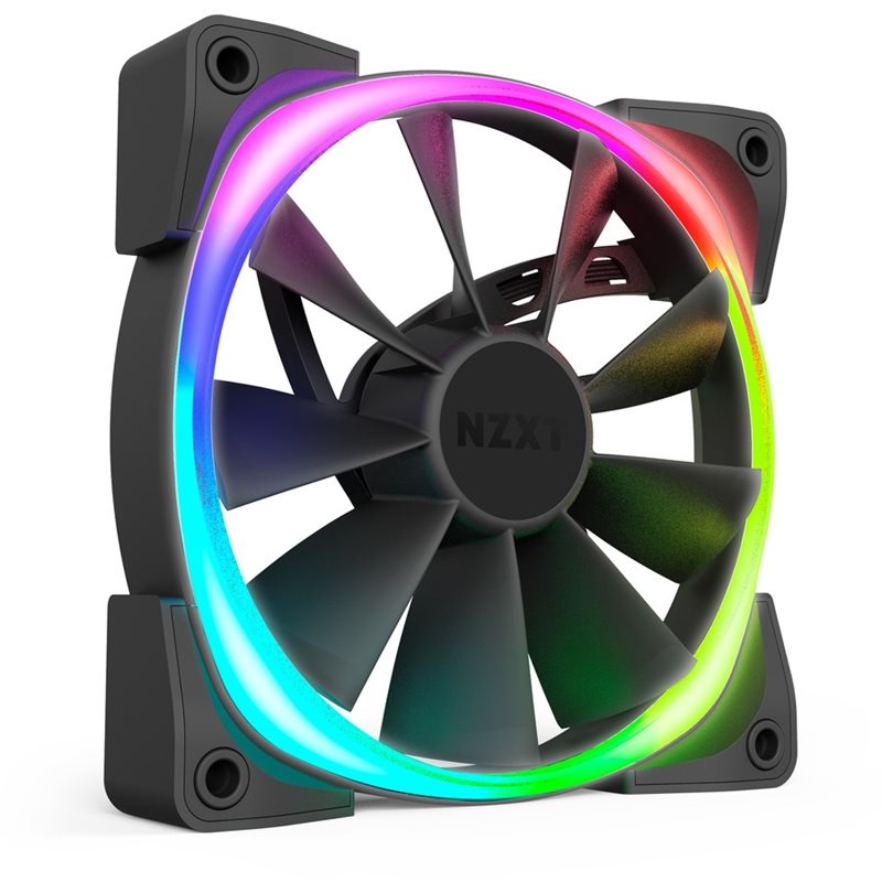 NZXT (Outlet) 140x140x26mm Aer RGB 2 140 -laitetuuletin, Single Pack, musta