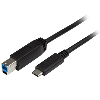 StarTech.com USB-C - USB-B -kaapeli, 2m, musta