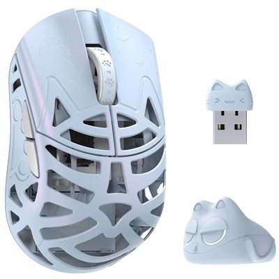 WLMOUSE Beast Miao, langaton pelihiiri, 30 000 DPI, jäänsininen
