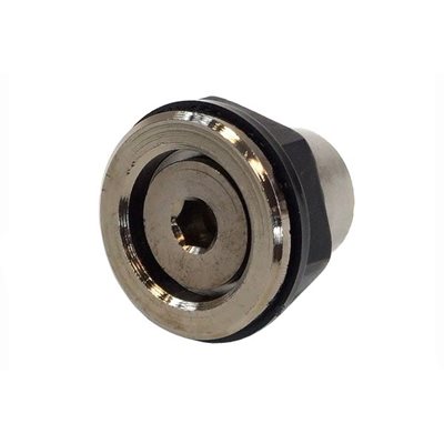 N/A Fillport täyttöliitin, musta nikkeli