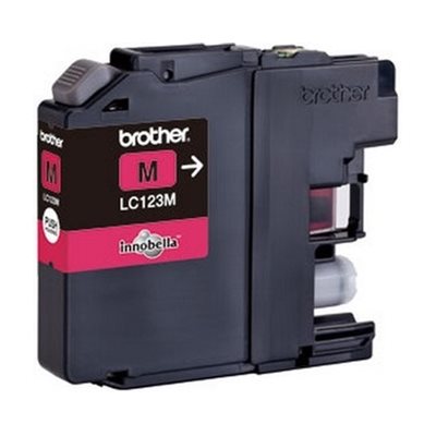 Brother LC123, Magenta, Mustepatruuna