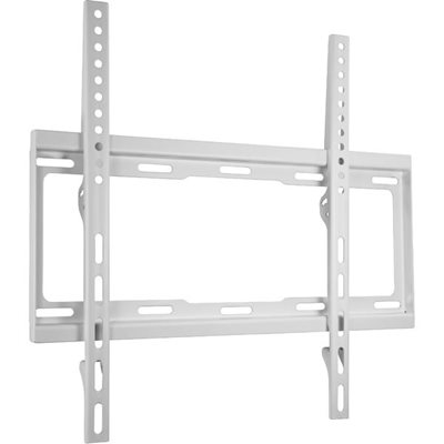 Deltaco 32-55" Wall mount, -seinäteline näytölle, valkoinen
