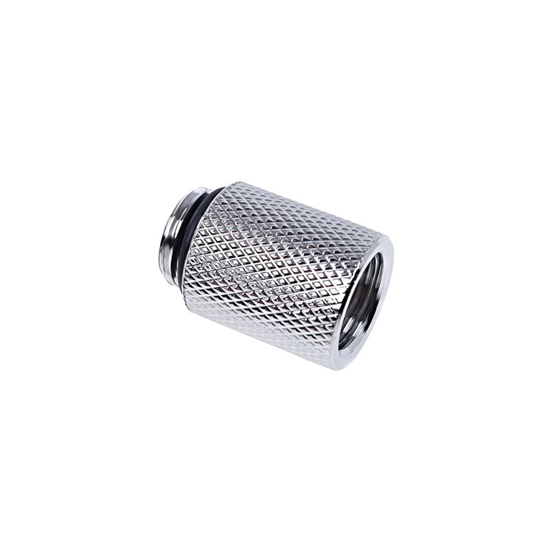 Alphacool Eiszapfen 20mm jatkoruuviliitin, suora, G1/4, hopea - Kuva 2