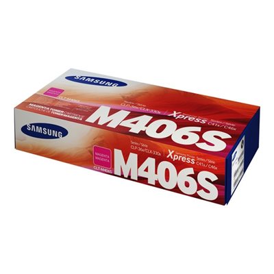 Samsung CLT-M406S -laserväriainekasetti, magenta, jopa 1000 sivua