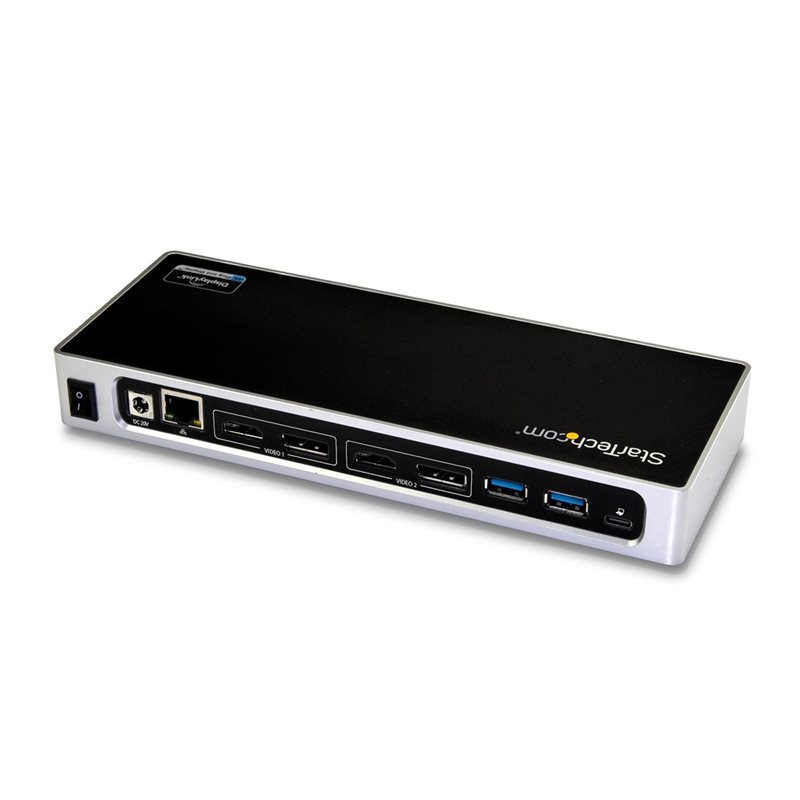 StarTech.com USB 3.0 Docking Station - USB-C - Dual HDMI or DP - Dual 4K - For Windows - 6 USB Ports