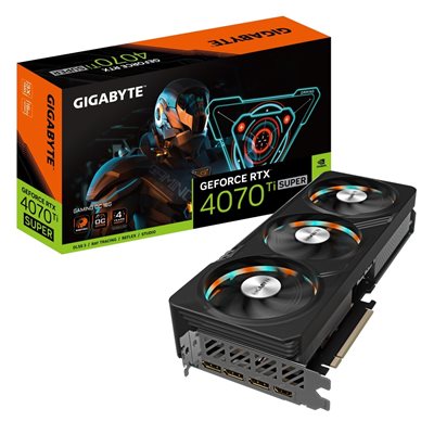 Gigabyte GeForce RTX 4070 Ti SUPER GAMING OC -näytönohjain, 16GB GDDR6X (Tarjous! Norm. 999,90€)