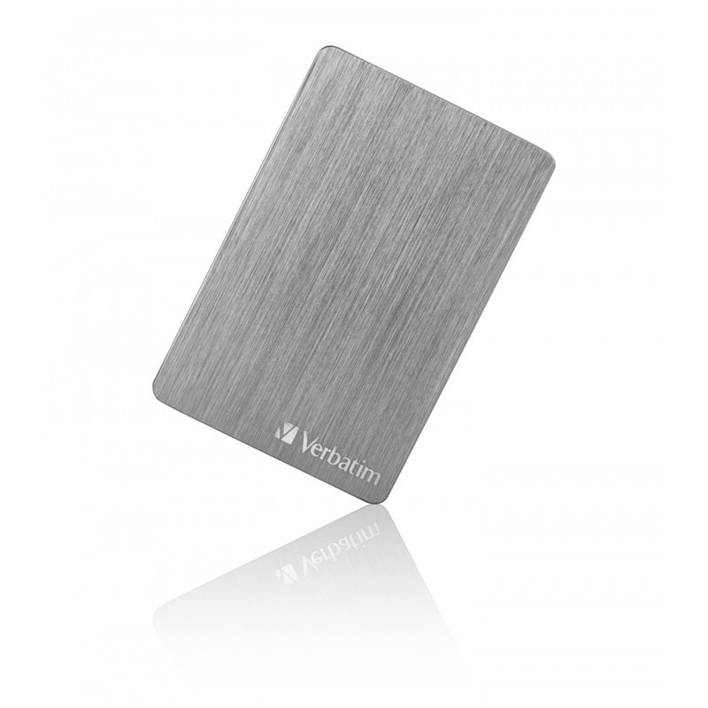 Verbatim Store'n'Go ALU, ulkoinen kiintolevy, 2TB, 2.5", 3.2 Gen1 USB, space grey