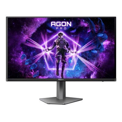 AOC 27" AG276QZD2, 240Hz QHD OLED-pelimonitori, musta/harmaa