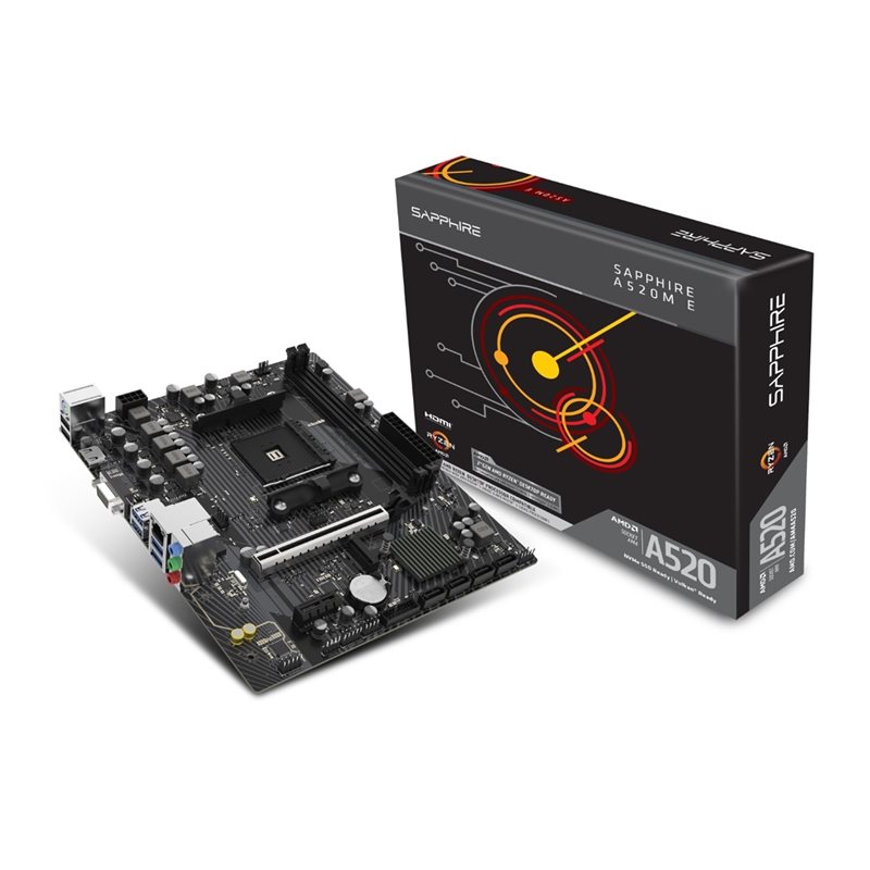 Sapphire A520M-E PULSE, mATX-emolevy