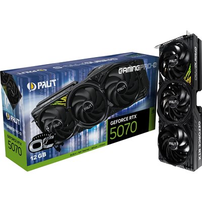 Palit GeForce RTX 5070 GamingPro-S OC -näytönohjain, 12GB GDDR7