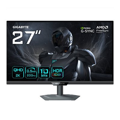 Gigabyte 27" G27Q20, 210Hz(OC) QHD-pelimonitori, musta