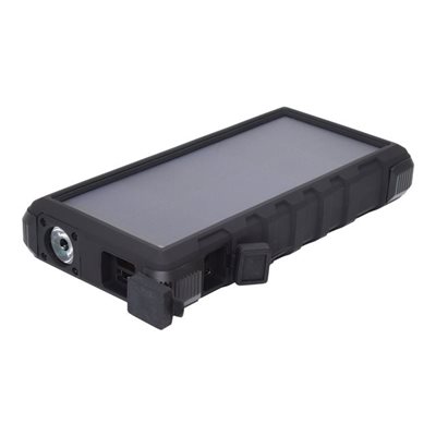 Sandberg 24 000mAh varavirtalähde aurinkokennolla, USB-C + 2x USB-A, musta
