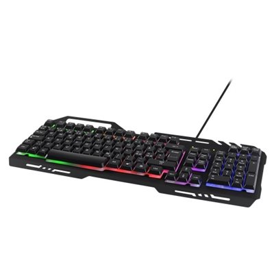 Deltaco Gaming GAM-042, metallirunkoinen pelinäppäimistö, musta