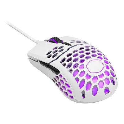 Cooler Master MasterMouse MM711, optinen pelihiiri, 16 000 DPI, mattavalkoinen