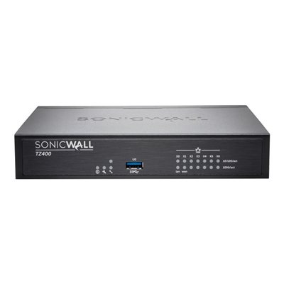 Sonicwall TZ400 -palomuuri, musta