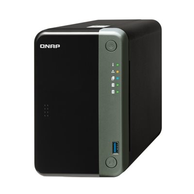 QNAP TS-253D, 2-paikkainen NAS-asema, 4GB, musta/harmaa
