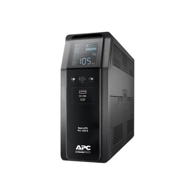 APC Back-UPS Pro BR1200SI UPS-laite, 1200 VA, musta