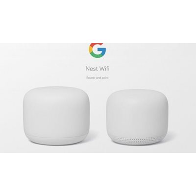 Google Nest Wifi - Wi-Fi -järjestelmä, valkoinen