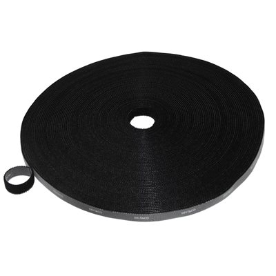 Deltaco Tarranauha rullassa, leveys 10 mm, 25m, musta