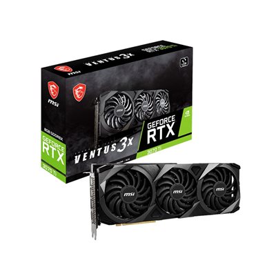 MSI (Outlet) GeForce RTX 3070 Ti VENTUS 3X OC -näytönohjain, 8GB GDDR6X